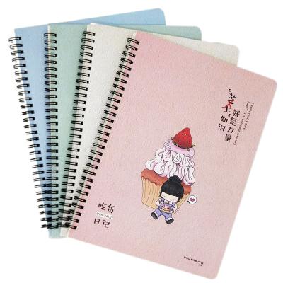 China Wholesale B5 printed spiral notebook with 60 sheet neat inner shees for sale