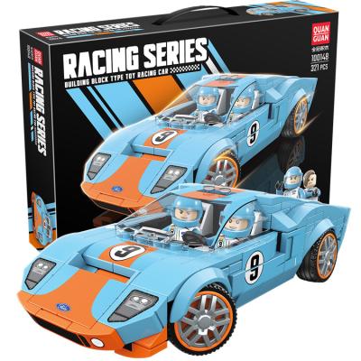 China Building Block Toy Cada Racing Car Super Vehicles 321pcs City Sports Vehicle Amazon Sale High Tech for sale