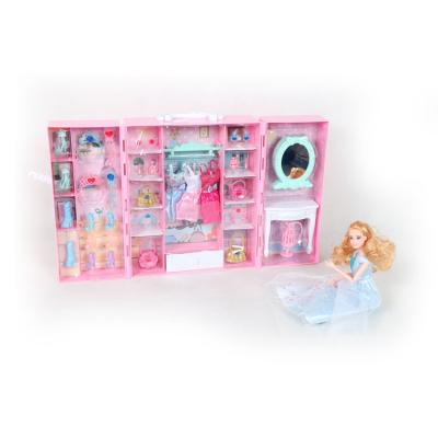 China Music Bestseller Light Dull Toy Sets Dress Up And Pretend Wardrobe Pretend To Play With Toys For Girls for sale