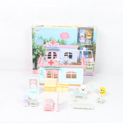 China Music& light/AG3*3 included hot selling doctor role paly set Girls&boy toys Doctor Clinic House Birthday gift playset toy for sale