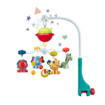 China Wholesale Musical Newborn Musical Crib Toy Electric Bedbell Mobile With Bracket Baby Music Remote Control Bedbell for sale