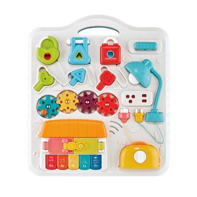 China Multi-function table puzzle toy musical preschool diy education cognitive busy table for sale