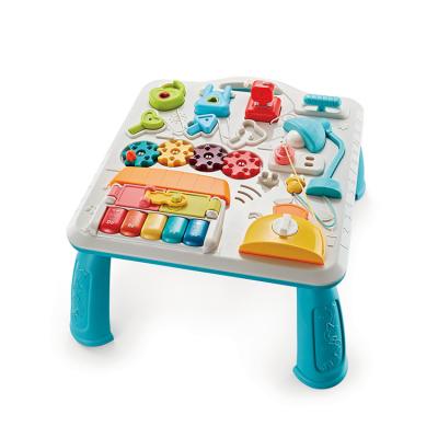 China New design musical kindergarten learning toy table children's puzzle knowledge multi-function table DIY busy study children's toys for sale