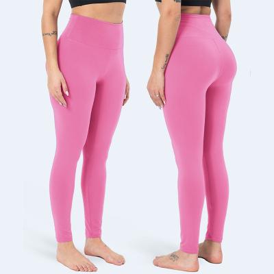 China Breathable Solid Color Custom Made Yoga Wear Custom Sports High Waisted Womens Gaiters Pants Spandex Suit Womens Gaiters Gaiters for sale