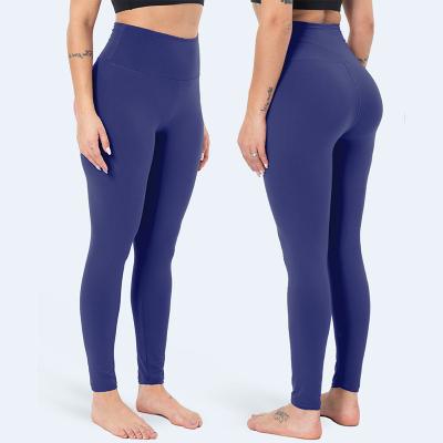 China Breathable Custom Print Solid Color Label High Waist Pants Spandex Suit Gaiters Yoga Wear Custom Women Sports Leggings Women Gaiters for sale