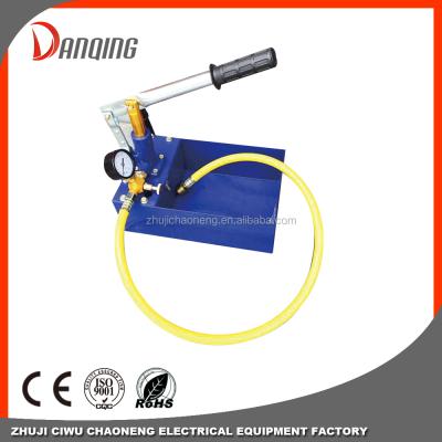 China Process Test Machine Manual Pipeline Pressure Test Pump for sale