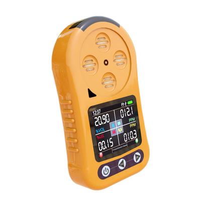 China Industrial Production 4 in 1 Gas Detection, Multi Gas Alert, Portable Gas Tester (O2 Co H2S LEL) for sale