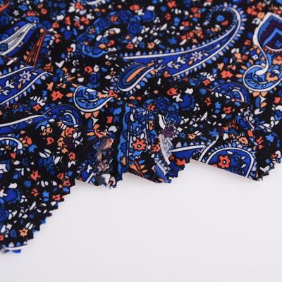 China Anti-static custom printing digital printed flower from textile ity Korea knit fabrics for dresses en venta