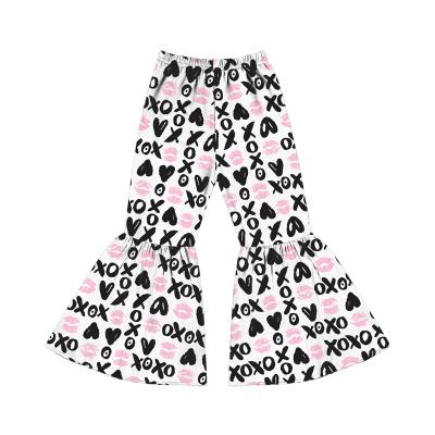 China High Quality Valentine's Day Breathable Baby KZ-010-YXW Fashion Girl Training Pants Baby Milk Slik Girls Leggings for sale