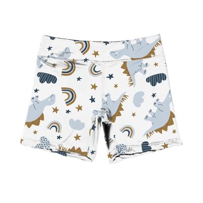 China 2021 Breathable Hot Sale Summer Beach Shorts Cute Dinosaur Print Baby Boy Shorts Summer Boy Shorts Baby Pants for sale