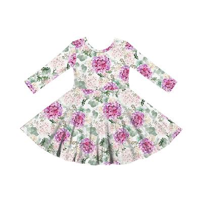 China 2021 autumn regular newborn baby dresses lovely baby's first birthday dress private label baby casual dress for sale