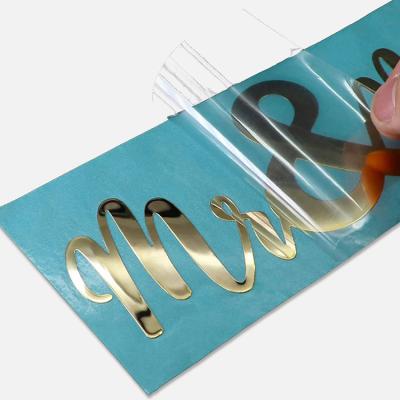 China Raincoat. Oilproof To Paper Universal 3d Logo Metal Sticker Uv Transfer Custom Printing for sale