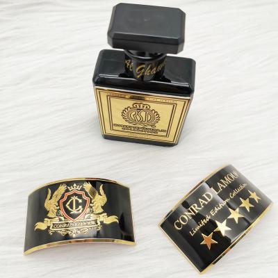 China Raincoat. aluminum foil decorums Logo For Perfume Label Oil-proof High Quality Jar Printing Candle Stickering Sticker for sale