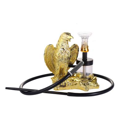 China Handmade a full set of Eagle-shaped hookah pipes craft resin hookahs hookah bars for sale