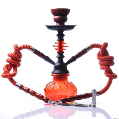 China Handmade Portable Stainless Small Hookah Shisha Pumpkin Hookahs Arabic Glass Gift Set for sale