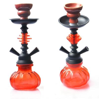 China Handmade Premium Reusable Smoking Arabic Hookah Gift Set Pumpkin Bottle Shisha Hookahs for sale