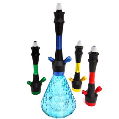 China Hot Handmade Hookah Amy Deluxe Glass Hookah Shisha From Shesha Shisha Lounge Furniture Hukkah Shisha Sale for sale