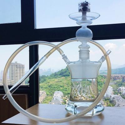 China Wholesale Handmade MYJOYGIFT Shisha Set 2 Hose Glass Hookah for sale