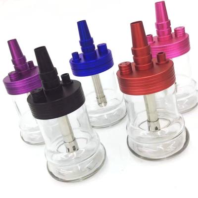 China Handmade Unique Acrylic Portable Mini Shisha Set Boquilla Hookah for Travel for sale