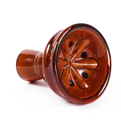 China Durable Wholesale Ceramic Vortex Hookah Bowl For Smoking Hookah for sale