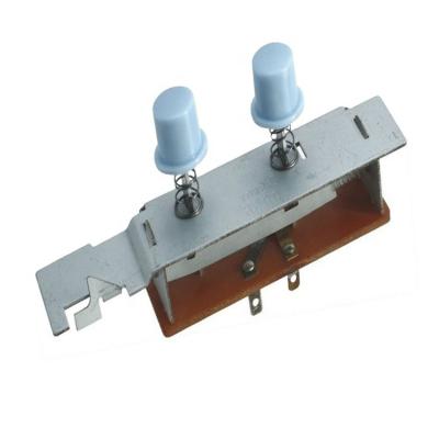 China Towei/Tuowei ON-OFF 4A~120V.AC. 3(1)A~250V.AC. Steel Housing 2 Key Piano Switch Push Button Keyboard Switches for sale