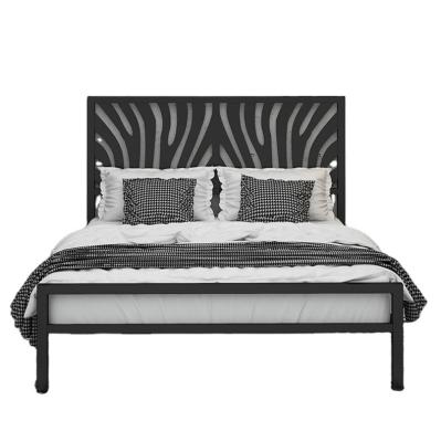 China Metal Iron Detachable Lightweight Luxury Bed Thickened Reinforcement Economy Double Princess Modern Single Princess Bed Master Bedroom Family Small for sale