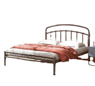 China Detachable Net Red Bedroom Furniture By Thick Reinforcement Iron Bed By Modern Simple Style Apartment Bed Frame For Student Dormito for sale