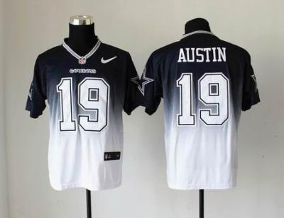 China NFL Dallas Cowboys 19 Austin Drift Fashion II blue white jersey for sale