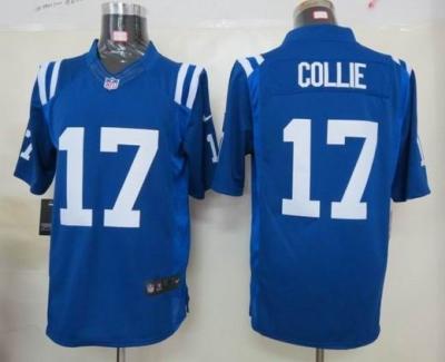 China Nike NFL Indianapolis Colts 17 Collie Blue Limited Jersey for sale