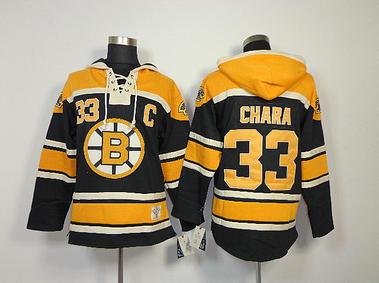 China NHL Boston Bruins 33 Zdeno Chara Black Hoodies Jersey Old Time Hockey for sale