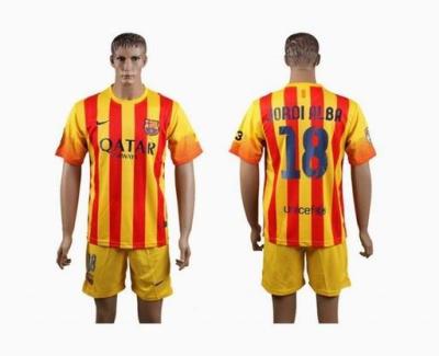 China 2013-14 season club jersey Barcelona away 18# JORDIALBA for sale