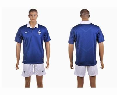 China Wholesale 2014 Brazilian World Cup France home football jersey for sale