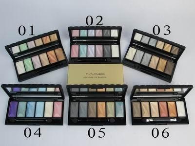 China MAC makeup 6 color eye shadow wholesale source for sale