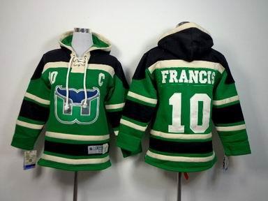 China cheap wholesale NHL hartford whalers 10 Francis green Hoodies Jersey for sale