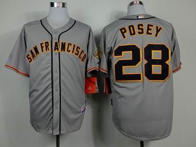 China mlb san francisco giants #28 posey jersey wholesale source for sale