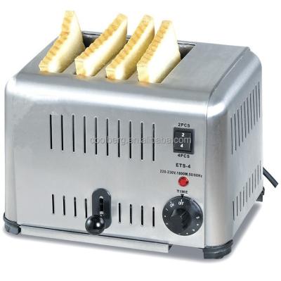 China Easy Operate Stainless Steel Commercial Electric Bread 4-Slice Toaster For Sale for sale