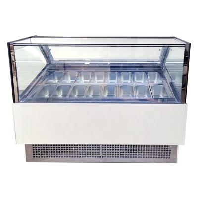 China Professional Single-Temperature Coolberg Ice Cream Freezer Commercial 16 Trays Gelato Display Freezer for sale