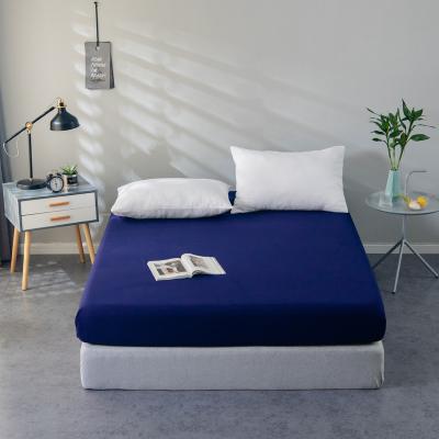 China Breathable Microfiber Soild Polyester Fabric Textile Cheap Fitted Bed Sheet 100% for sale