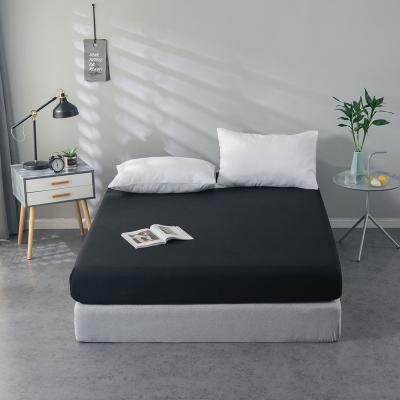 China China Factory Custom Hot Sale 1800 Thread Count Bed Sheet Polyester Microfiber Home Fitted Sheet 100% Breathable for sale