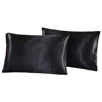 China Anti-Static Luxury Silky Pillow Case 100% Silk Pillowcase With Hidden Zipper for sale