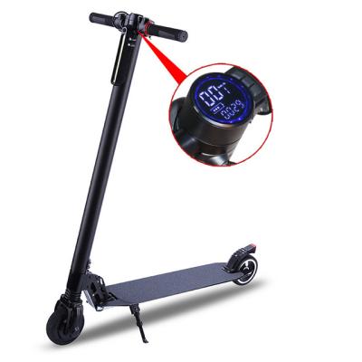 China Unisex Carbon Fiber Folding Adult Scooter 5.5/6 Inch Two Wheel Electric Balance Scooter Skateboard for sale