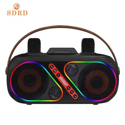 China AirPlay SDRD Sd321 Home Subwoofer Sound Box Bt Party Singing Karaoke Ktv Outdoor Stage Dancing Music Portable Audio Video Speakers Sing for sale