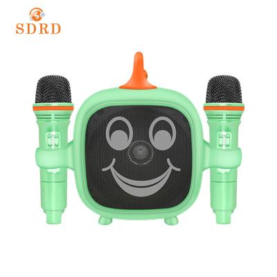 China AirPlay SDRD Sd 506 Wireless Microphone Home Outdoor Karaoke Machine Portable Mobile Phone Blue tooth Ktv Speaker Karaoke Machine for sale