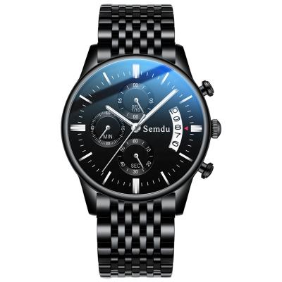 China New Design Super Wholesale Men's OEM Cheap Quartz Chronograph Wrist Watch for sale