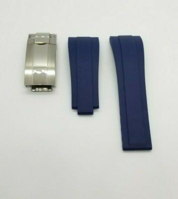 China For OEM Watch Part Supplier Adjustable Strap Buckle Watch Folding Silver Clasp for sale