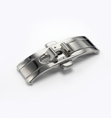 China Wholesale Eco-friendly Fold Clasp Watch Buckle Clasp 316L Stainless Steel Watch Buckle Clasp for sale