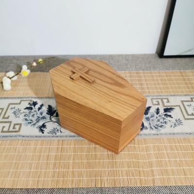 China Wooden Sustainable Wholesale Caskets And Caskets Pet Box Shaped Caskets Packaging Accessory for sale