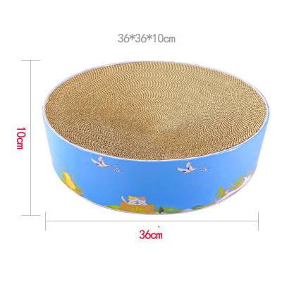 China Wholesale Viable Pet Cat Toy Cardboard Cat Scratcher Board Pet Toy for sale