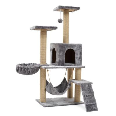 China Wholesale Viable Cat Tree House Large Luxury Cat Tower Cat Tree for sale