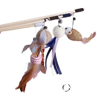 China New 2021 Viable Toys For Cats Pet Shop Toys Interactive Rope Game Cat Toy for sale